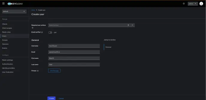 Add User Details in Keycloak