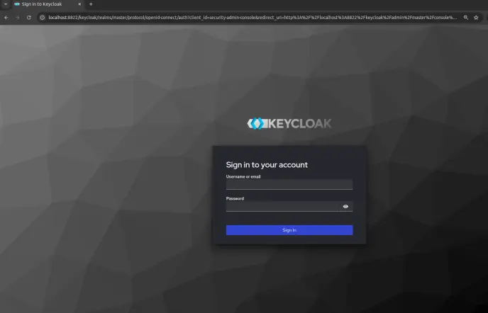 Keycloak Sign-up Page
