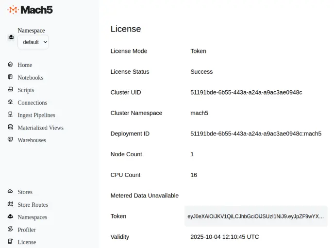 Retrieve Deployment ID UI