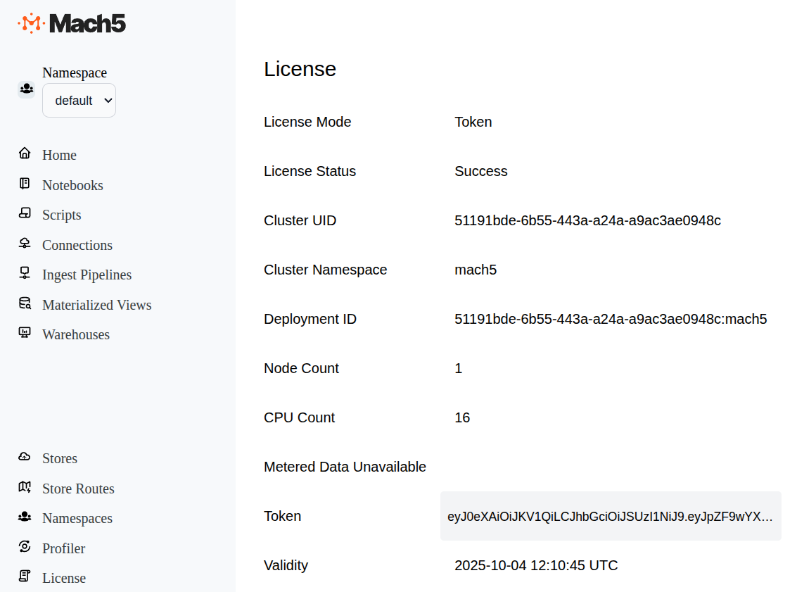 Retrieve Deployment ID UI