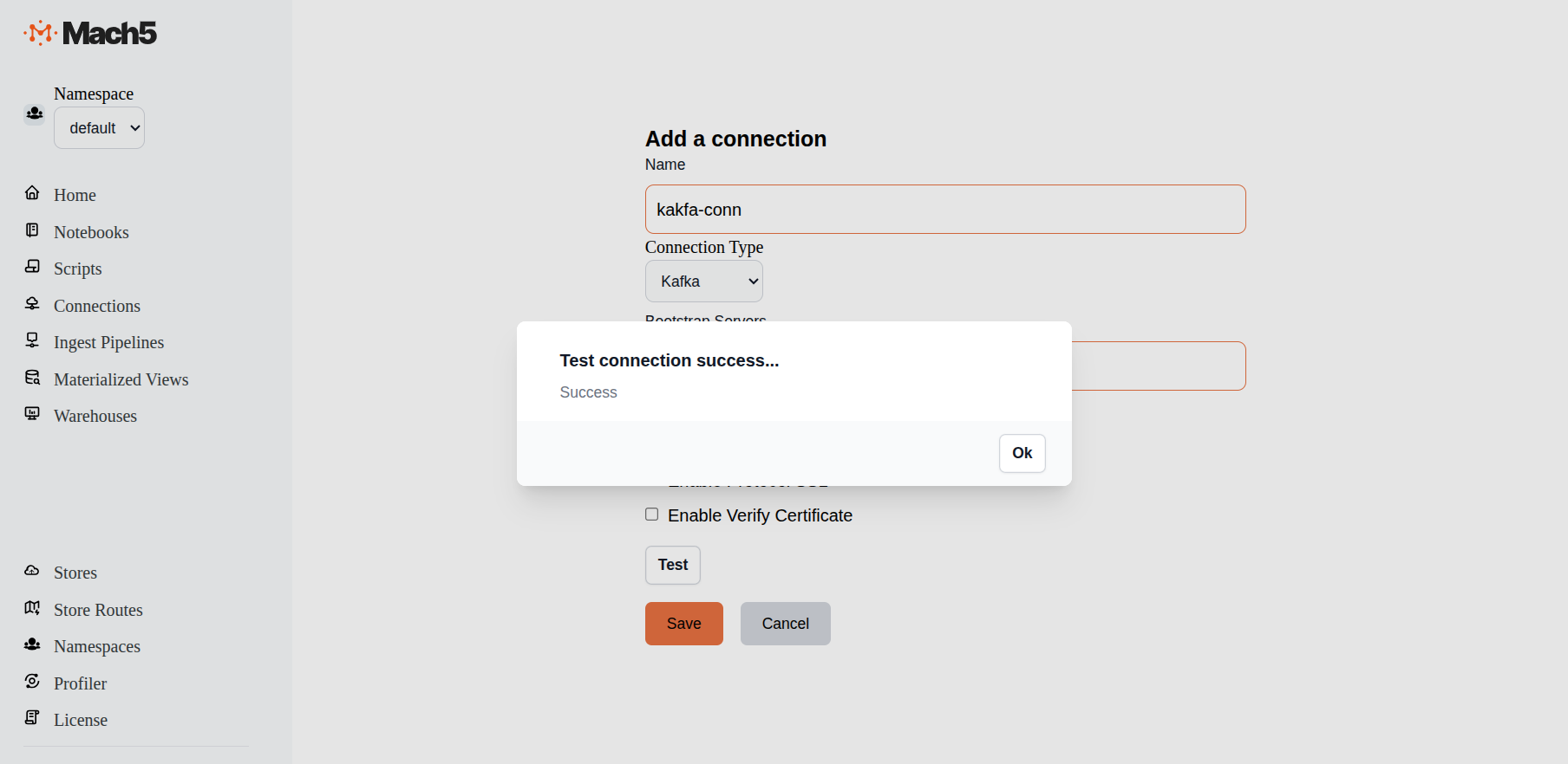 KafkaConnectionTest