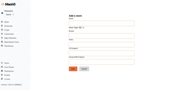 Store Form
