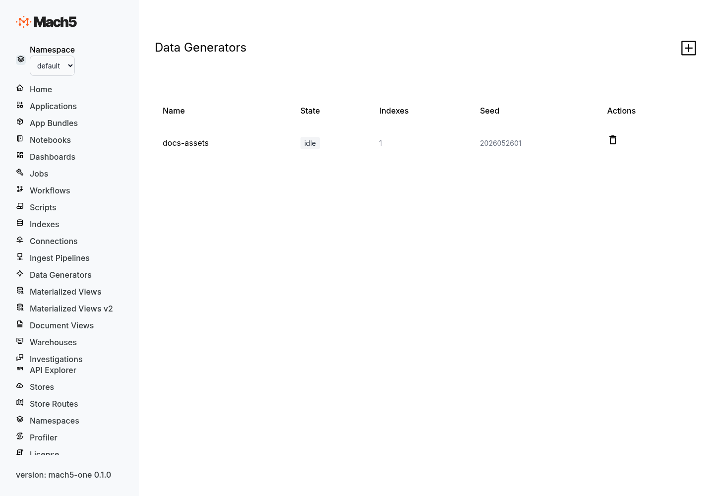 Synthetic data generation plans